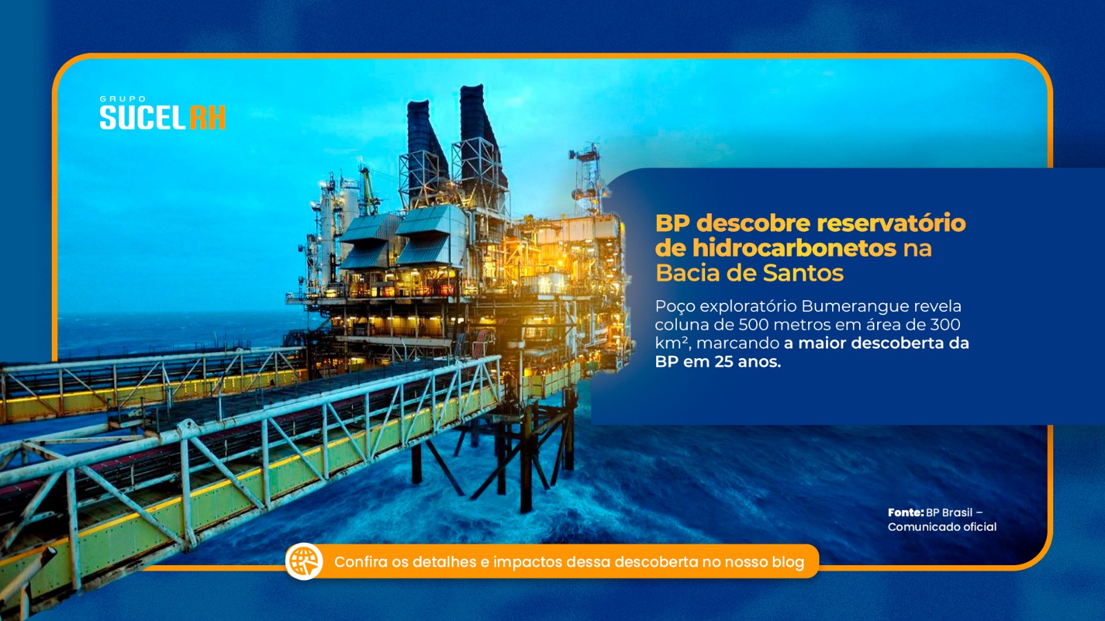 Descoberta de petróleo da BP Energy pode impulsionar oportunidades no setor de energia no Brasil